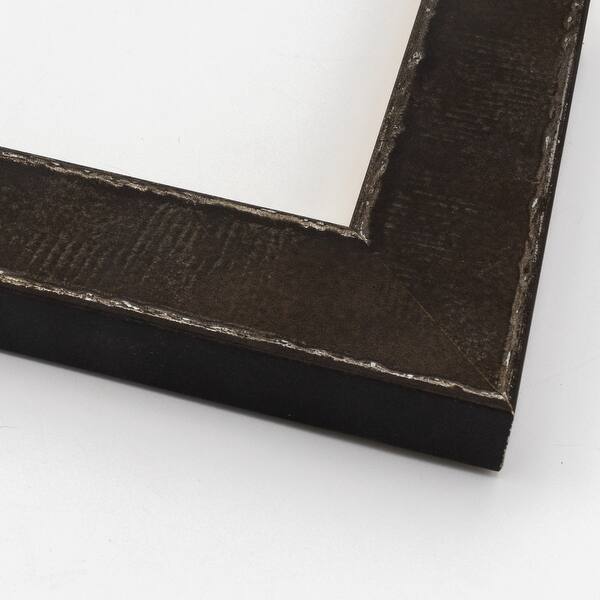 17x11 Frame Silver Solid Wood Picture Frame Width 2 Inches Interior